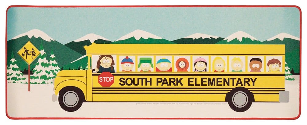 South Park Schreibtischunterlage und Untersetzer-Set, Grundschulbus