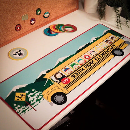 South Park Schreibtischunterlage und Untersetzer-Set, Grundschulbus
