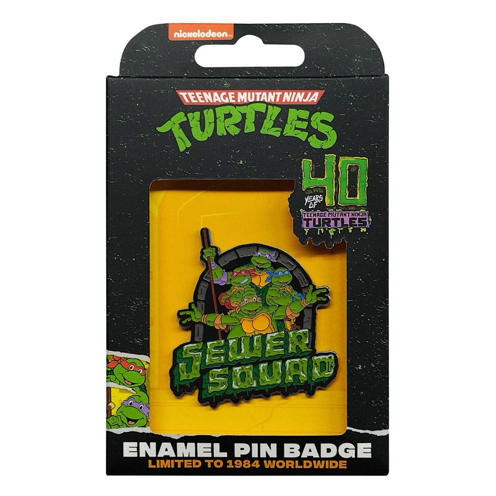 Teenage Mutant Ninja Turtles Pin Badge 40 -års jubilæum Limited Edition