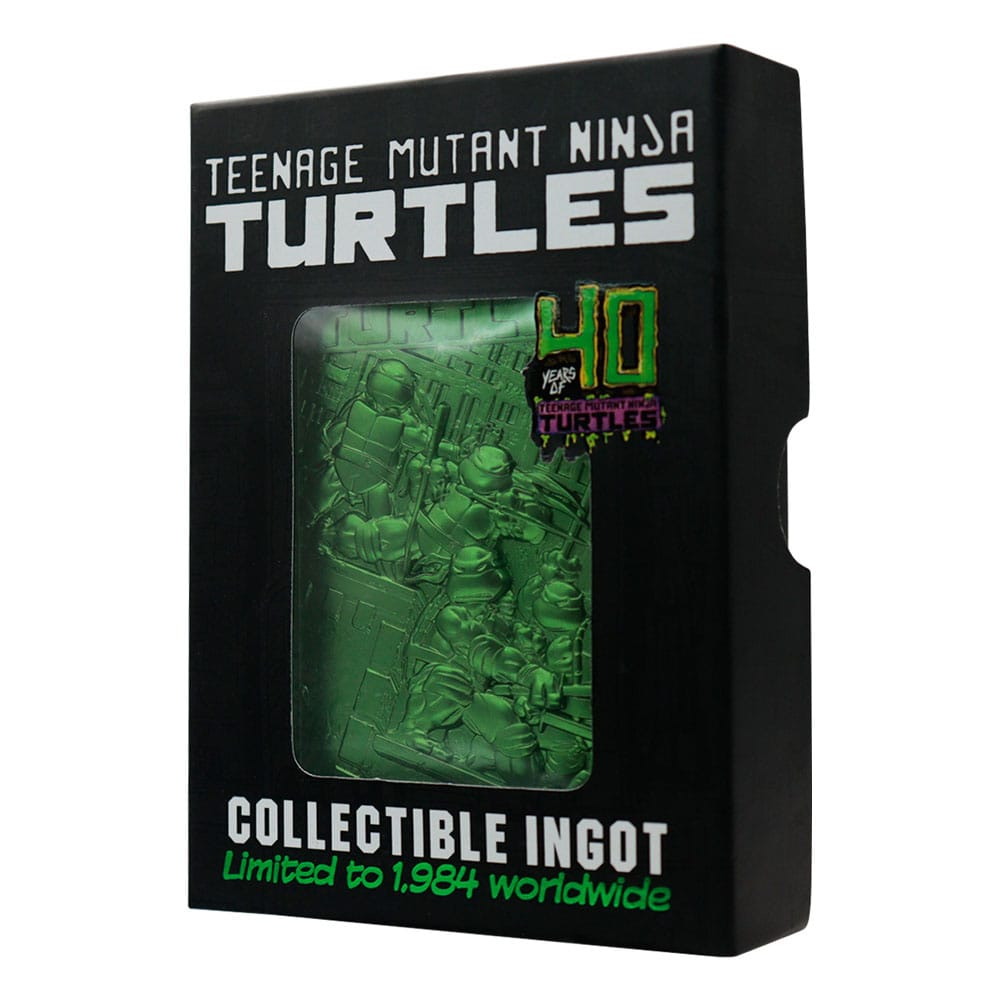 Tinejdžerski mutant Ninja kornjače Ingot 40. godišnjica Green Limited Edition