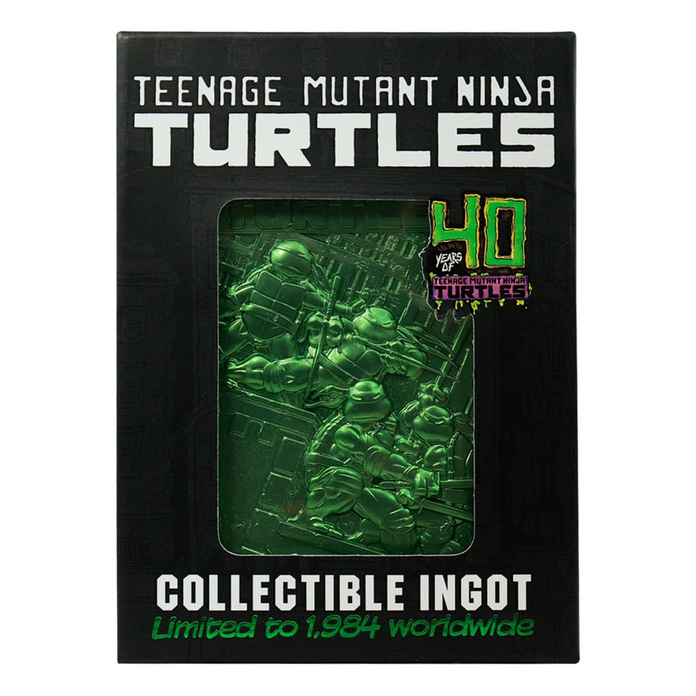 Tinejdžerski mutant Ninja kornjače Ingot 40. godišnjica Green Limited Edition