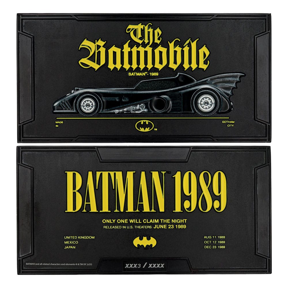 DC Comics Ingots Batman Batmobile XL Limited Edition