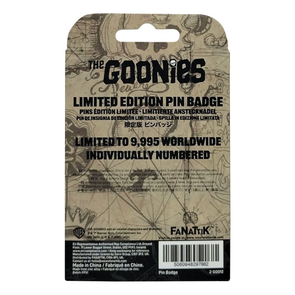 The Goonies Pin Insignia 40 aniversario Nunca digas morir
