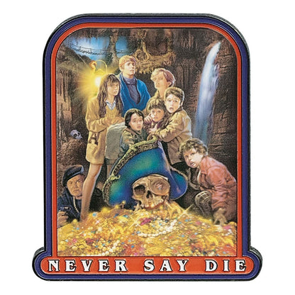 The Goonies Pin Insignia 40 aniversario Nunca digas morir