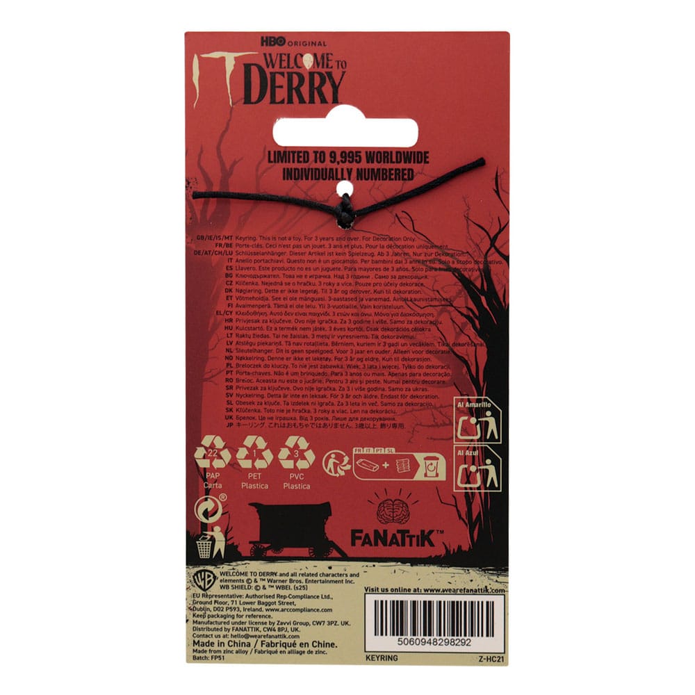 Het sleutelhanger Welkom bij Derry The Losers Limited Edition
