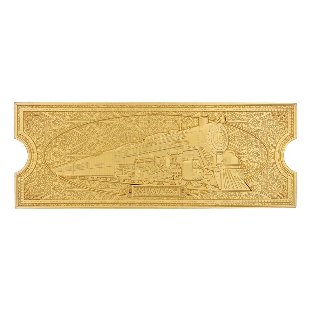 Polar Express Replica Train Ticket 24K Gold Plated Limited Edition