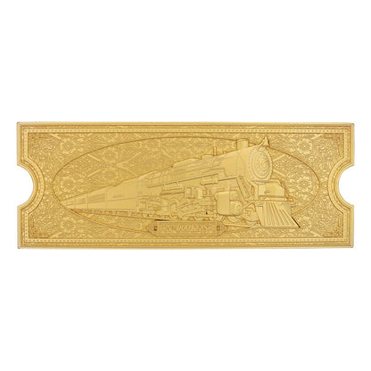 Polar Express Replica Train Ticket 24K Gold Plated Limited Edition