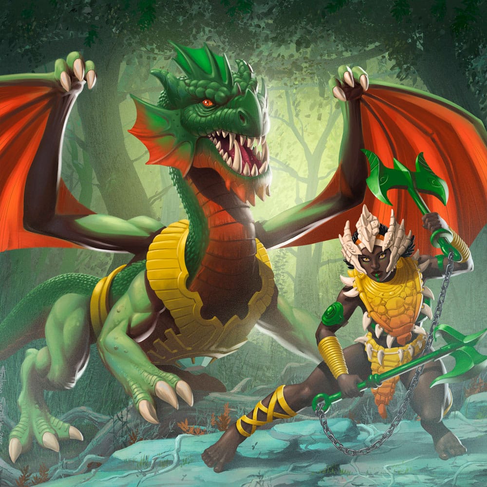 Figura de acción Legends of Dragonore Scorchwing - Madre del Bosque 25 cm