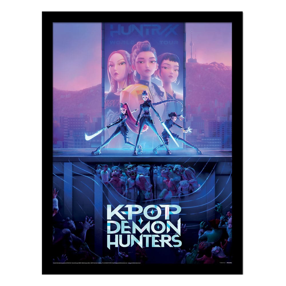 KPop Demon Hunters Collector Print Indrammet plakat Filmnøglekunst