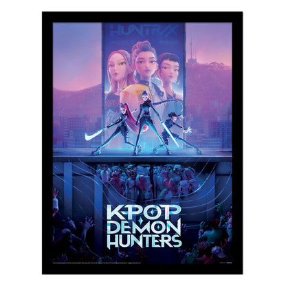 KPop Demon Hunters Collector Print Indrammet plakat Filmnøglekunst
