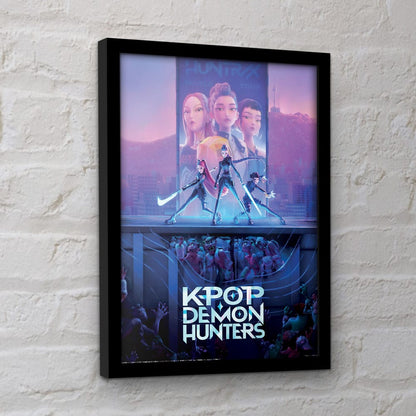 KPop Demon Hunters Collector Print Indrammet plakat Filmnøglekunst