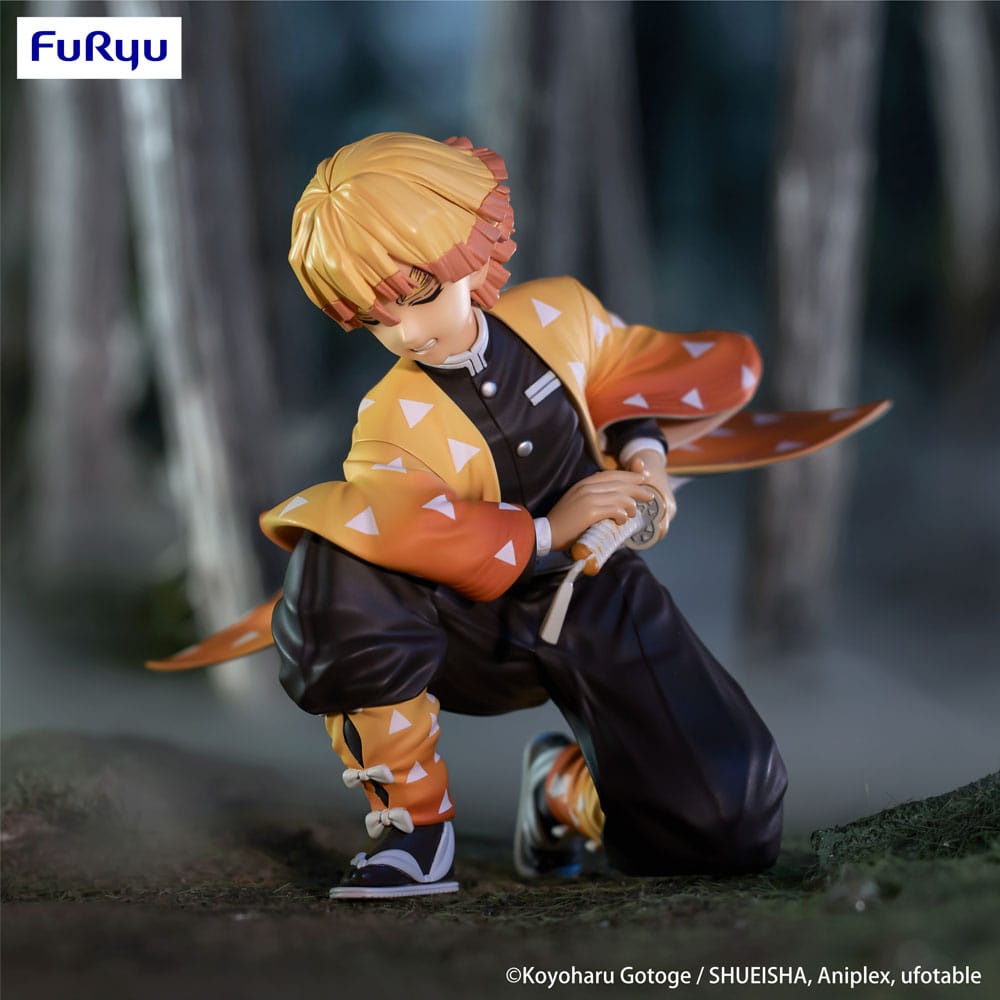 Demon Slayer: Kimetsu no Yaiba PVC čep za rezance Zenitsu Agatsuma 10 cm