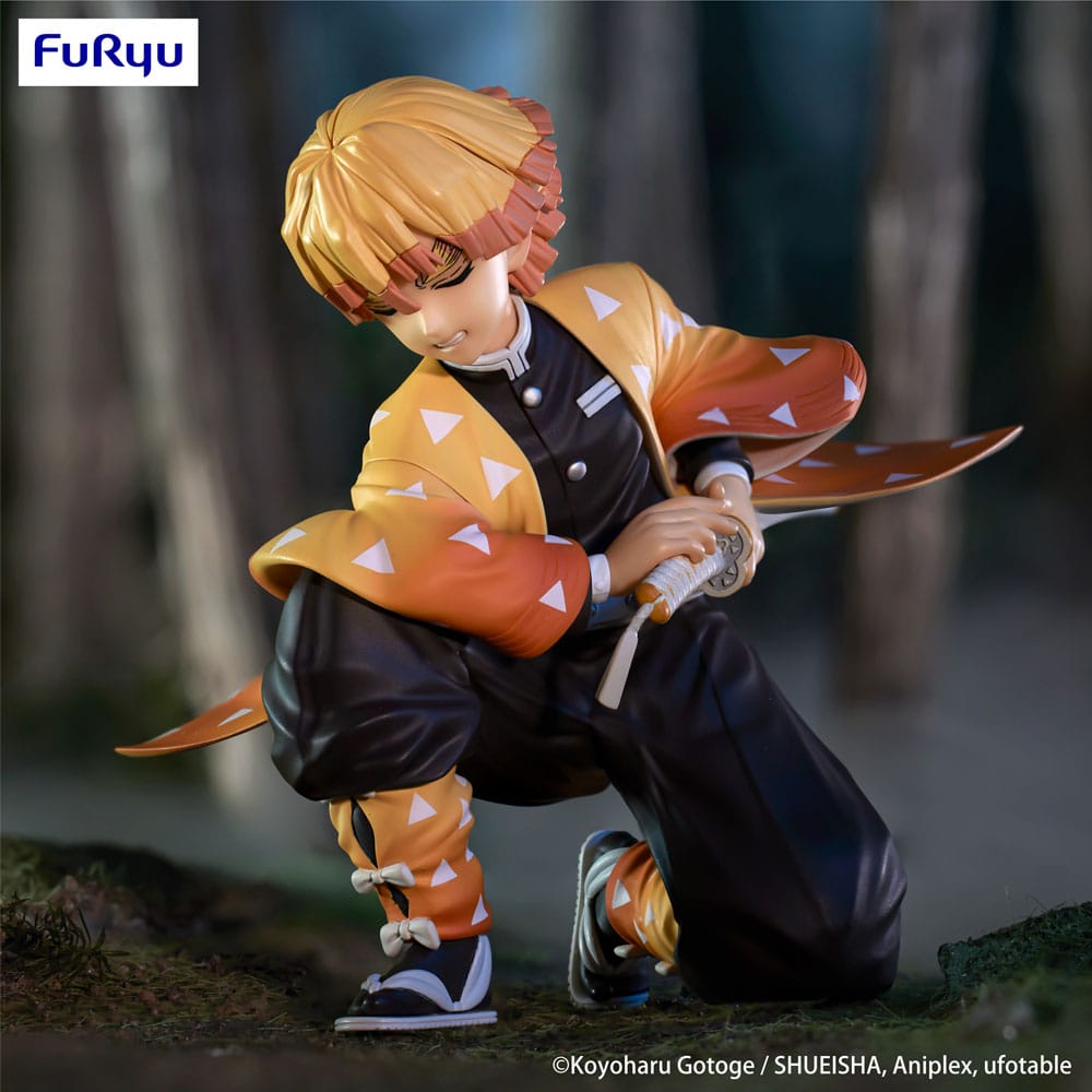 Demon Slayer: Kimetsu no Yaiba PVC čep za rezance Zenitsu Agatsuma 10 cm