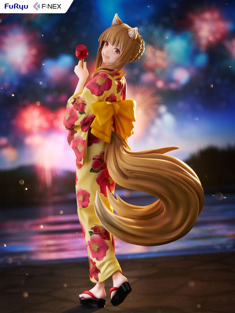 Estatua de PVC de especias y lobos 1/7 Holo Yukata Ver. 23 cm