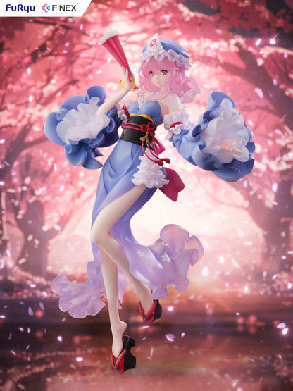 Estatua del proyecto Touhou 1/6 Yuyuko Saigyouji Ilustración de Ideolo 30 cm