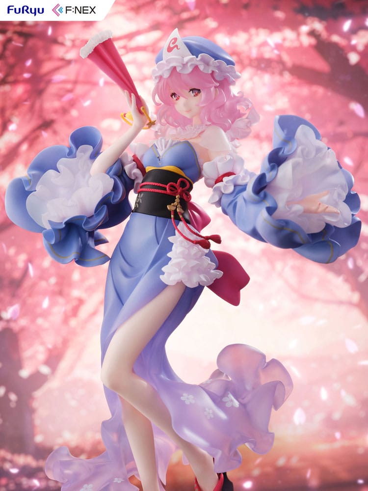 Estatua del proyecto Touhou 1/6 Yuyuko Saigyouji Ilustración de Ideolo 30 cm