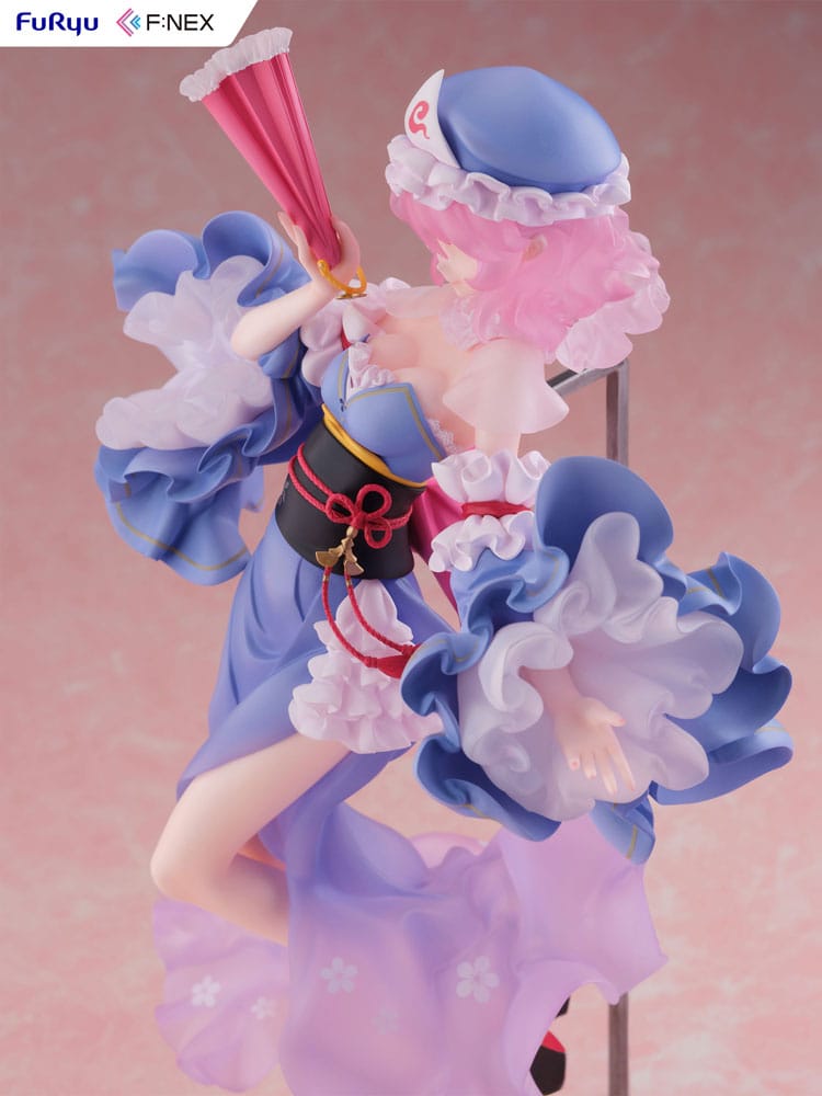 Estatua del proyecto Touhou 1/6 Yuyuko Saigyouji Ilustración de Ideolo 30 cm
