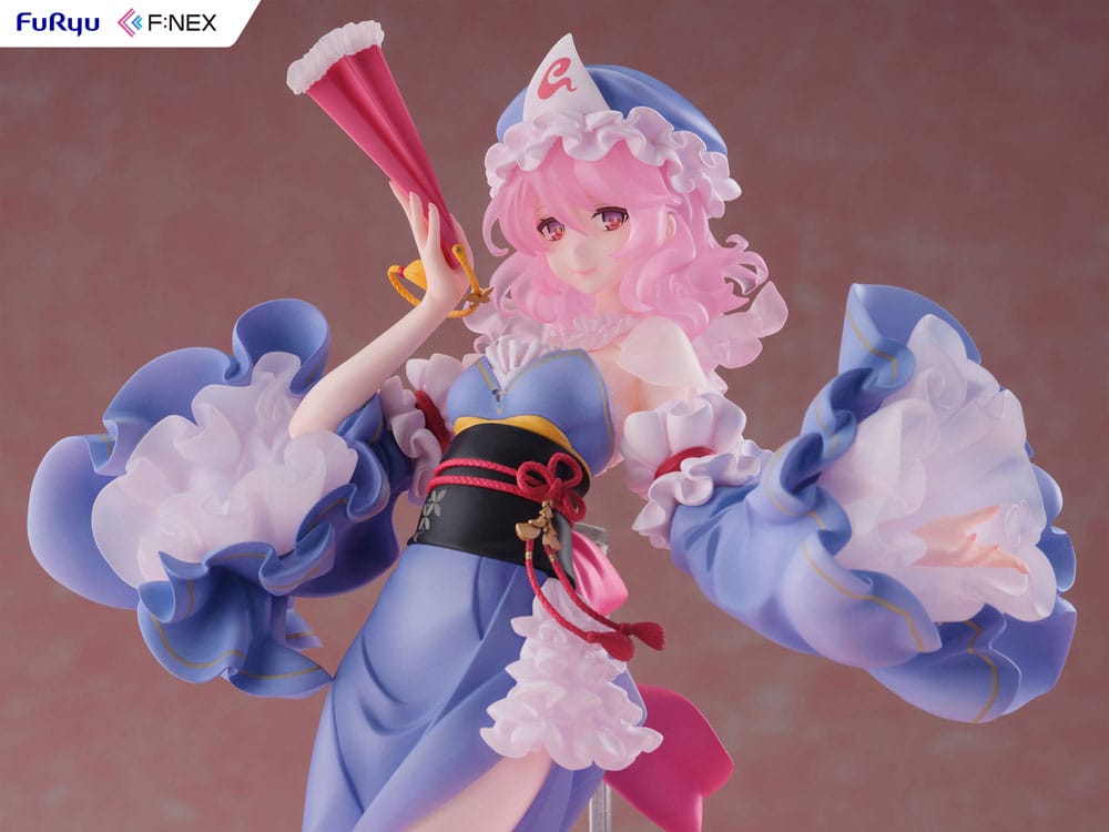 Estatua del proyecto Touhou 1/6 Yuyuko Saigyouji Ilustración de Ideolo 30 cm