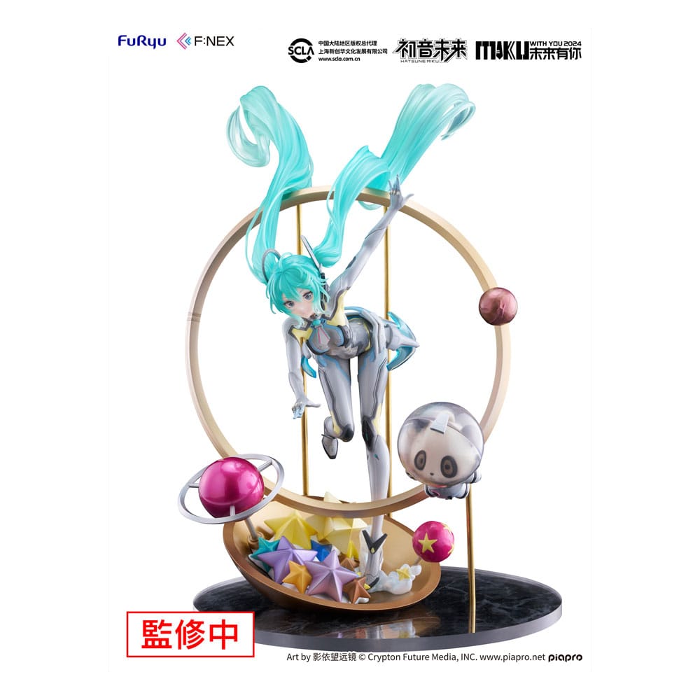 Hatsune Miku F: Nex PVC -statue 1/7 Miku med dig 2024 Ver. 29 cm