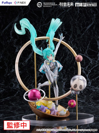 Hatsune Miku F: Nex PVC -statue 1/7 Miku med dig 2024 Ver. 29 cm