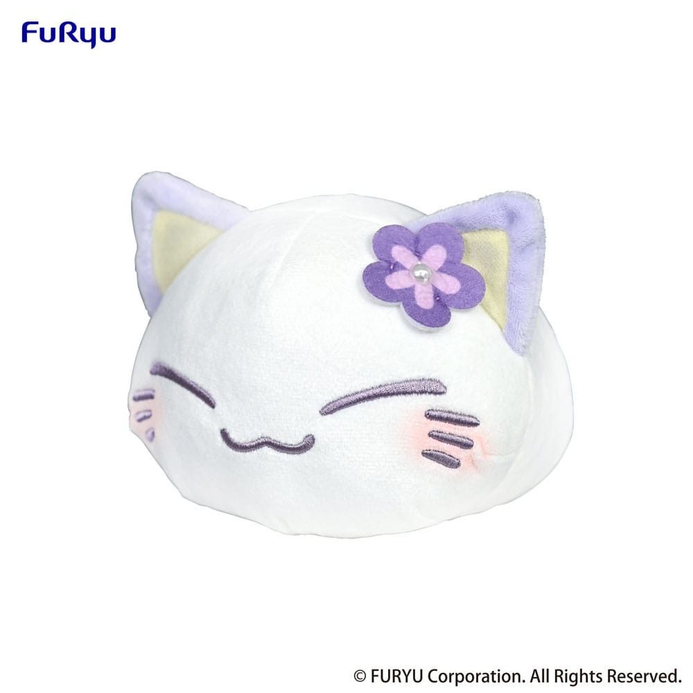 Nemuneko Cat Sig Figure Purple 18 cm