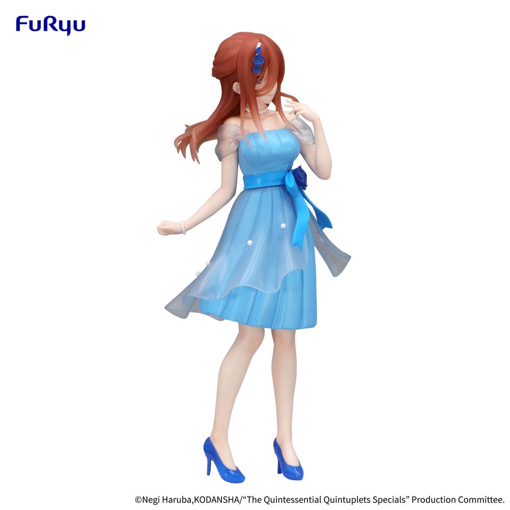 El quintupleto por excelencia trio-try-it estatua de PVC nakano miku pastel vestido ver. 21 cm
