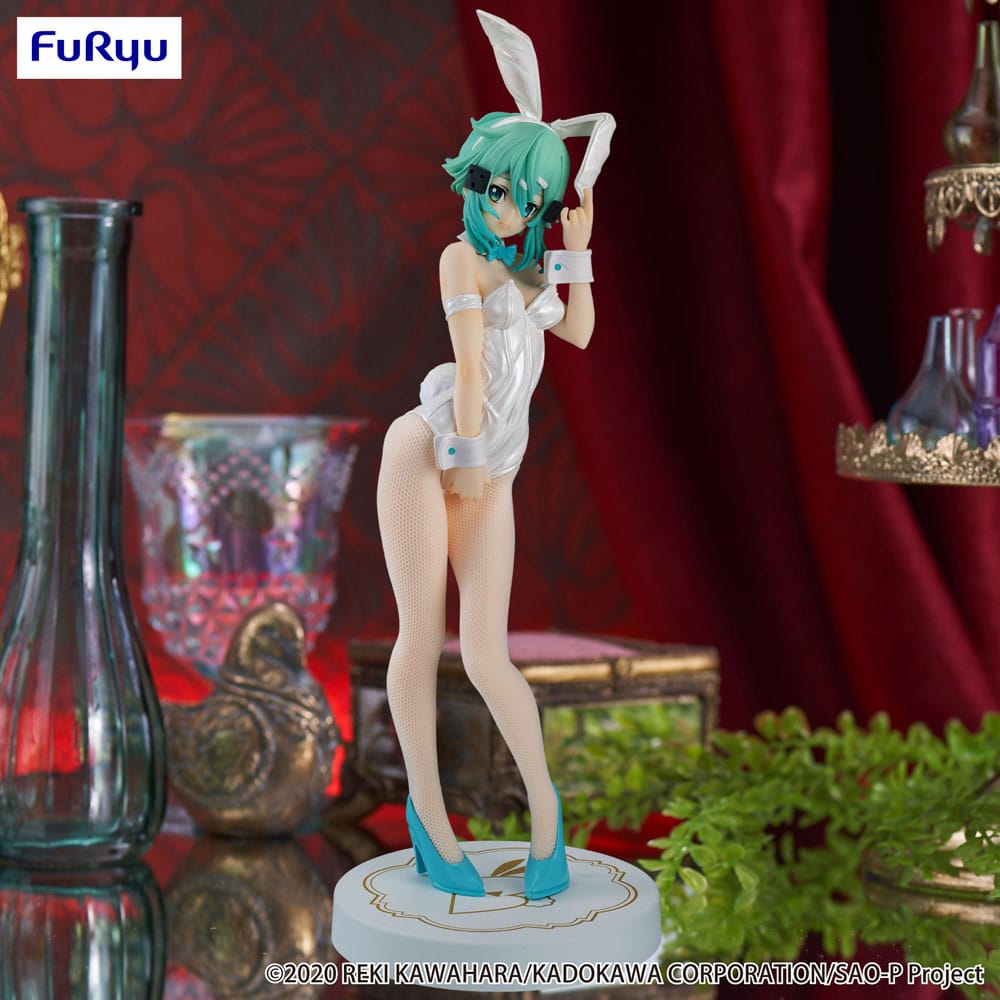 Sword Art Online Bicute Bonnies PVC Statue Sinon White Pearl Ver. 28 cm
