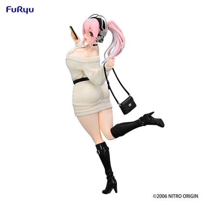 Super Sonico Trio-try-it PVC Statue Winter Memory ver. 21 cm