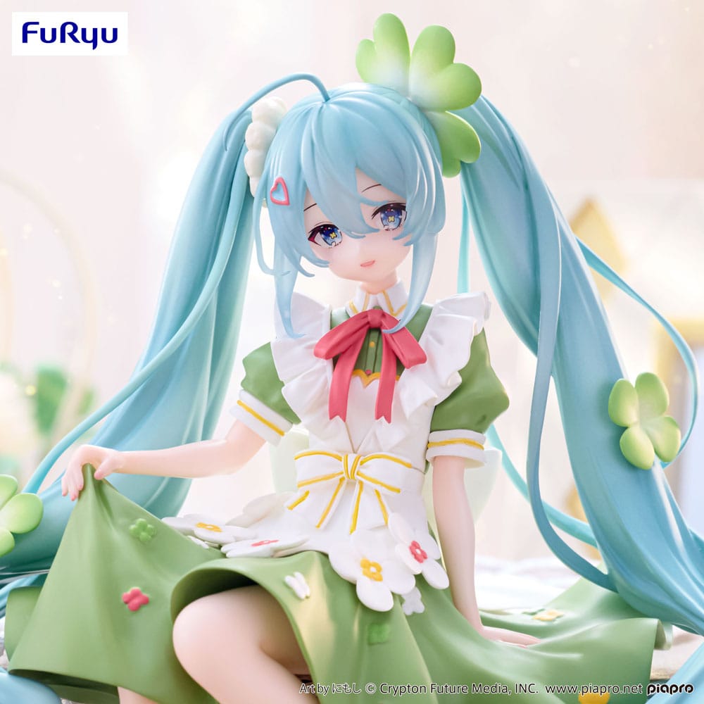 Hatsune miku rezanci čep pvc kip cvijet bajke djeteline 15 cm