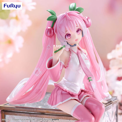 Hatsune miku rezanci čep Pvc Statup sakura miku 2024 biserna boja ver. 15 cm