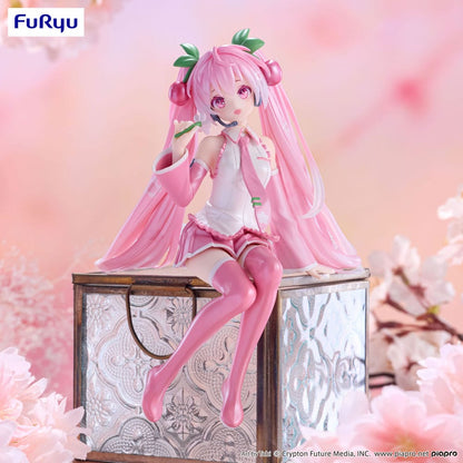 Hatsune miku rezanci čep Pvc Statup sakura miku 2024 biserna boja ver. 15 cm
