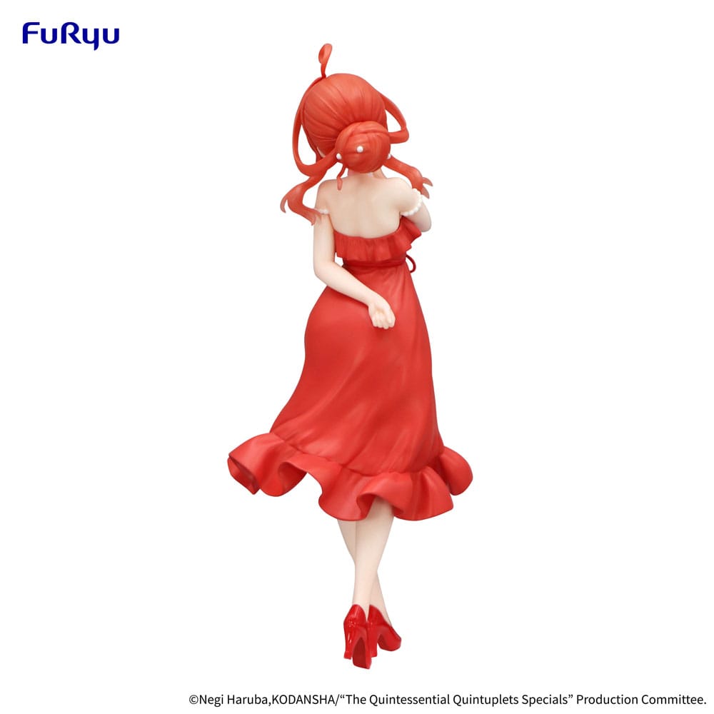De vigtigste kvintuplets specials trio-try-it pvc statue ituki nakano pastel kjole ver. 22 cm