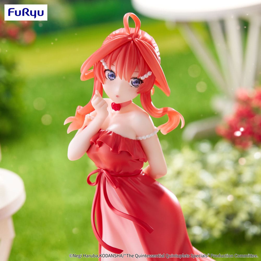 De vigtigste kvintuplets specials trio-try-it pvc statue ituki nakano pastel kjole ver. 22 cm
