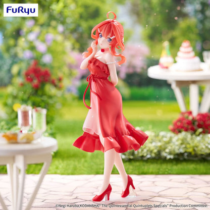 De vigtigste kvintuplets specials trio-try-it pvc statue ituki nakano pastel kjole ver. 22 cm