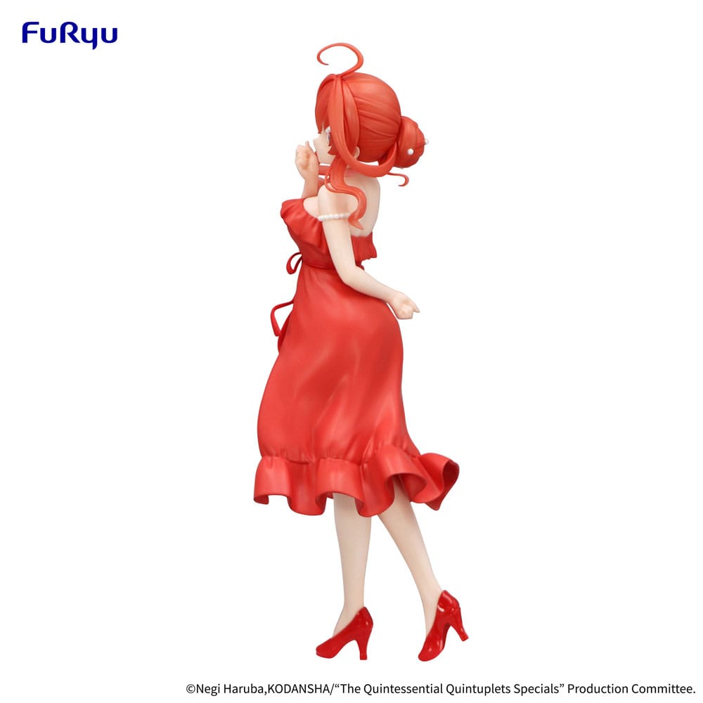 De vigtigste kvintuplets specials trio-try-it pvc statue ituki nakano pastel kjole ver. 22 cm