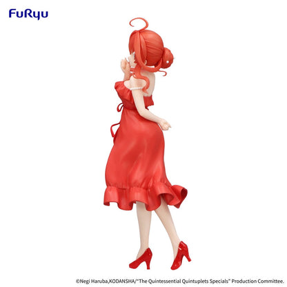 De vigtigste kvintuplets specials trio-try-it pvc statue ituki nakano pastel kjole ver. 22 cm