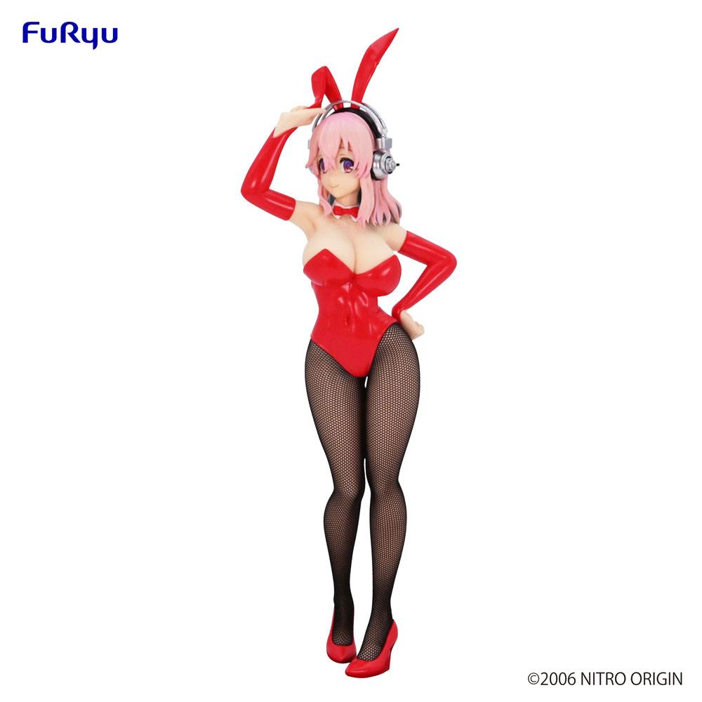 Super Sonico BiCute Bunnies PVC Statue Super Sonico Red Ver. 28 cm