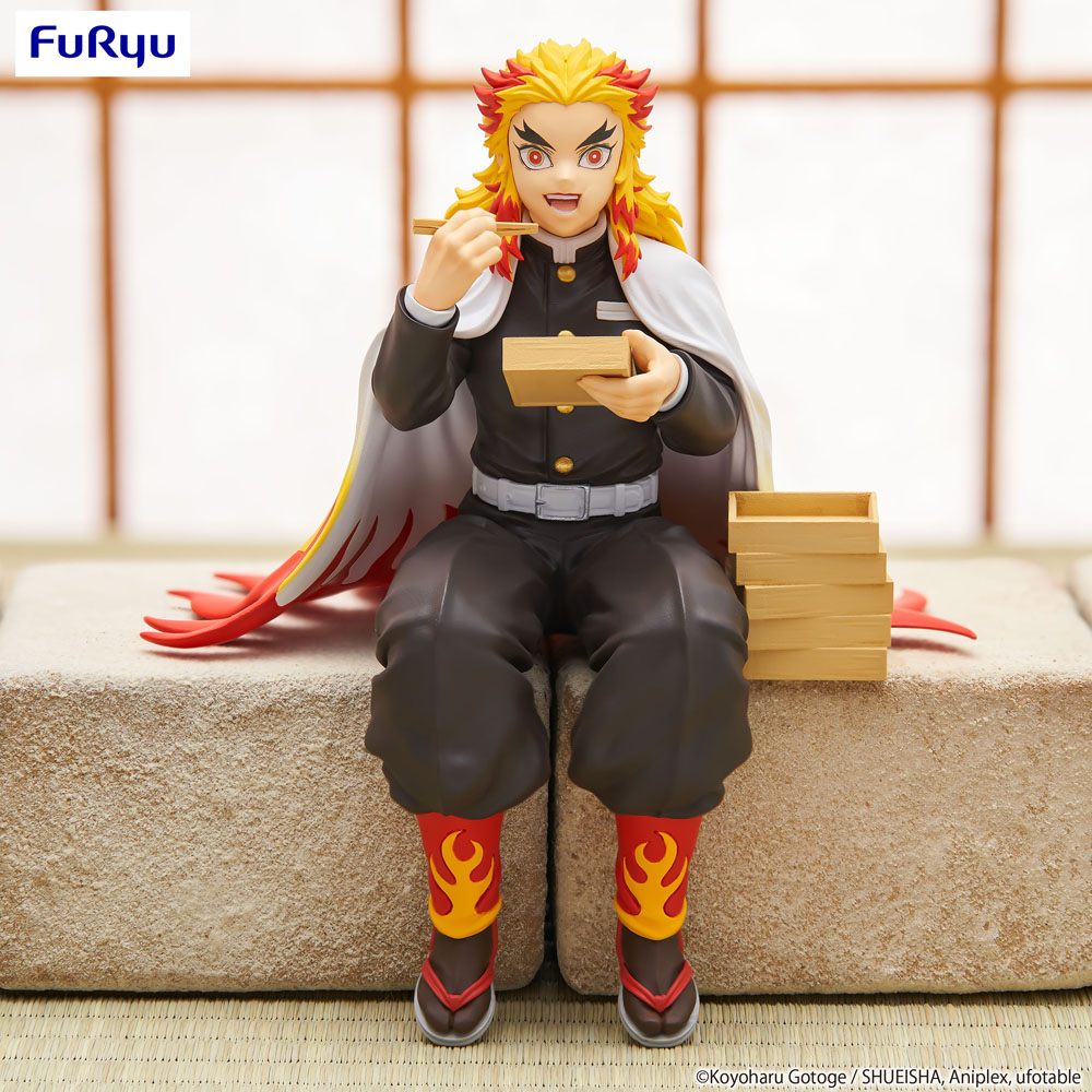 Dämonentöter: Kimetsu no Yaiba Nudelstopper PVC-Statue Rengoku Kyojuro 14 cm