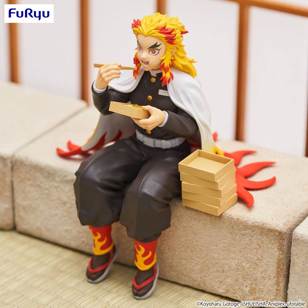 Dämonentöter: Kimetsu no Yaiba Nudelstopper PVC-Statue Rengoku Kyojuro 14 cm