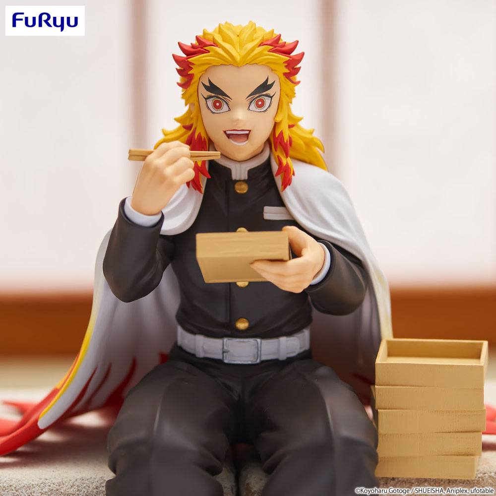 Dämonentöter: Kimetsu no Yaiba Nudelstopper PVC-Statue Rengoku Kyojuro 14 cm