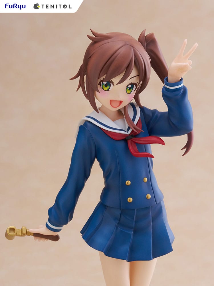 Entrena hasta el final del mundo, la estatua de PVC de tenitol Shizuru Chikura 21 cm