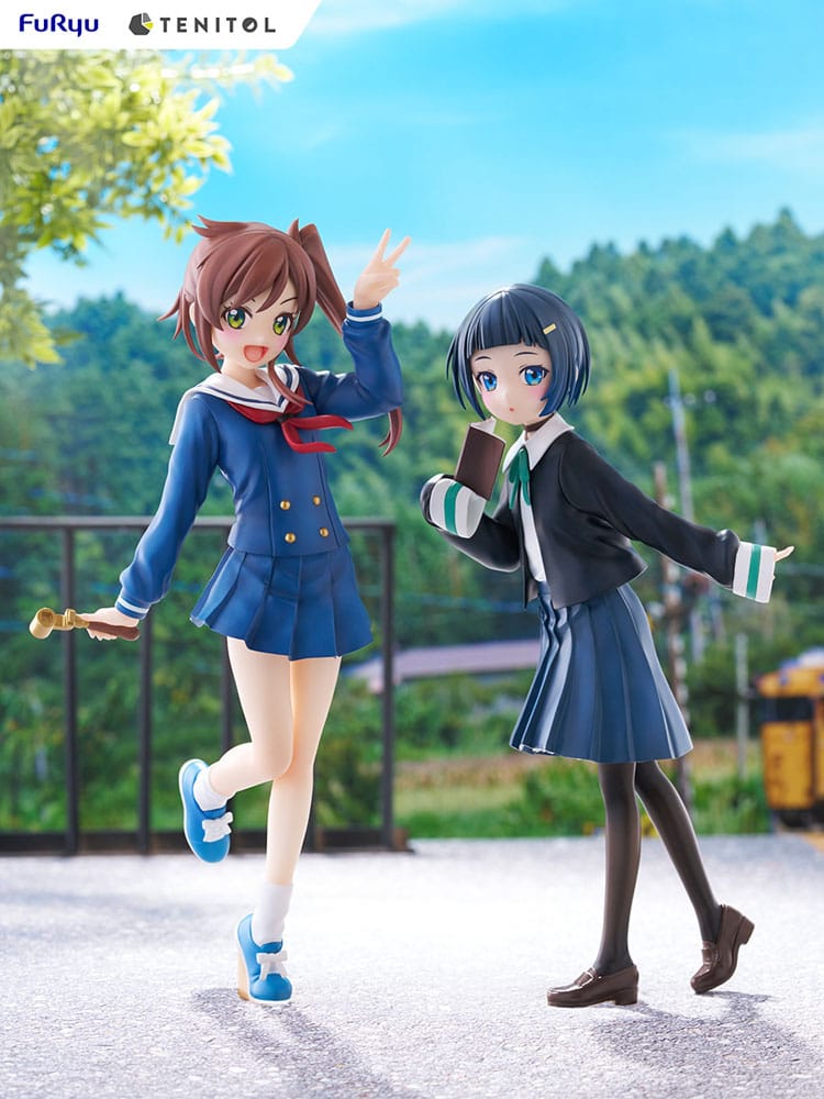 Entrena hasta el final del mundo, la estatua de PVC de tenitol Shizuru Chikura 21 cm