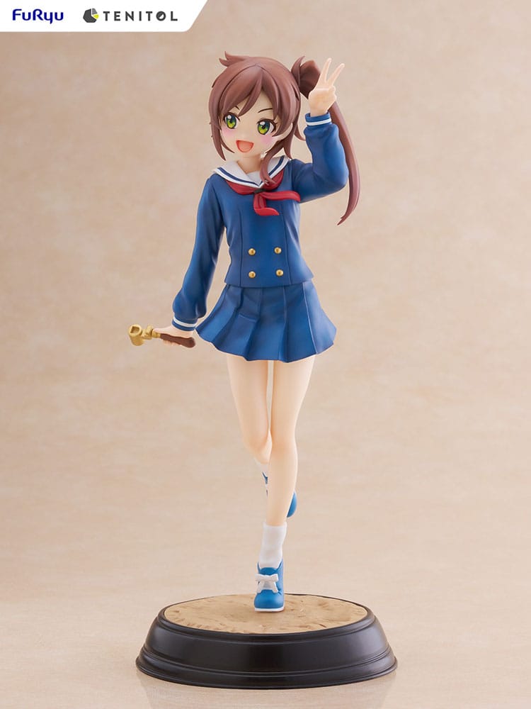 Entrena hasta el final del mundo, la estatua de PVC de tenitol Shizuru Chikura 21 cm