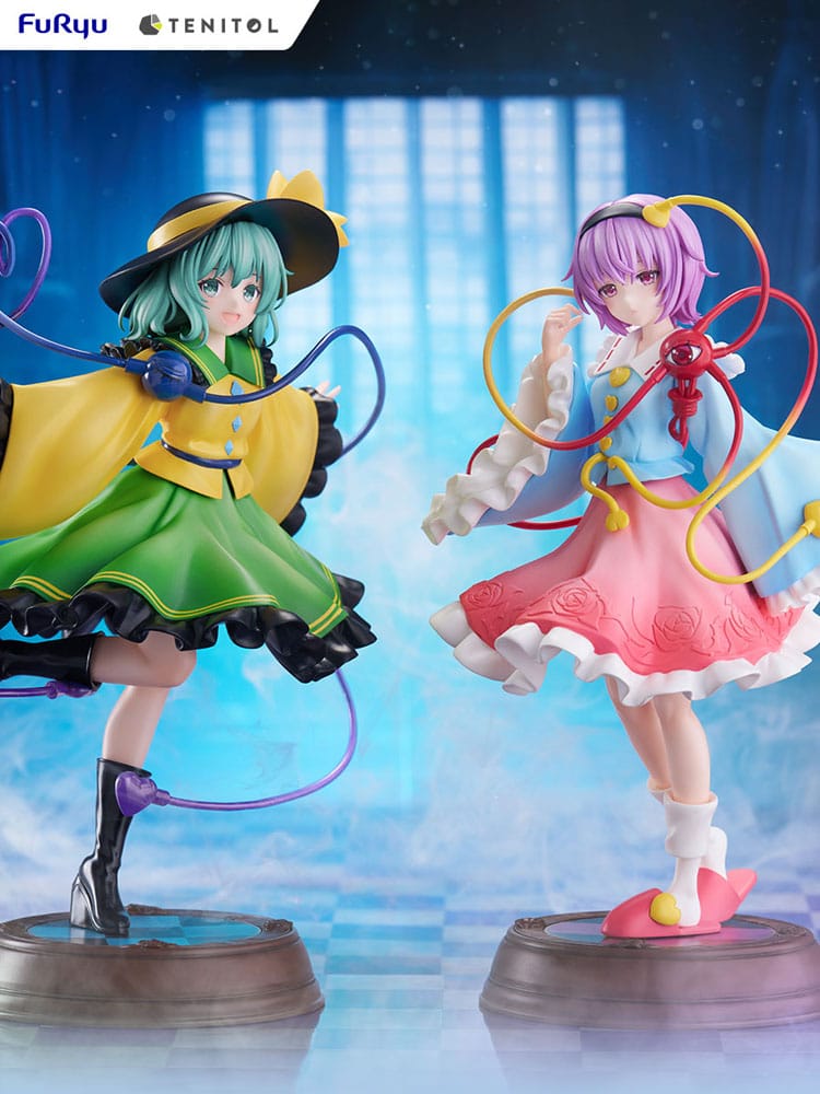 Touhou Projesi Tenitol PVC Heykeli Koishi Komeiji & Satori Komeiji 22 cm