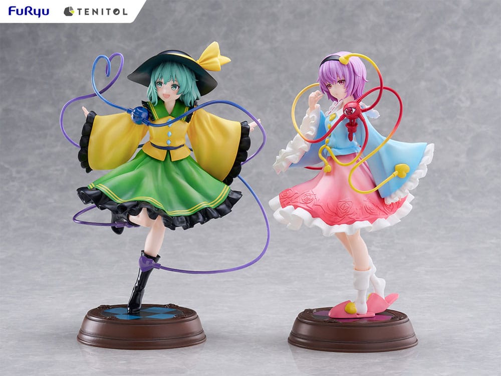 Touhou Projesi Tenitol PVC Heykeli Koishi Komeiji & Satori Komeiji 22 cm