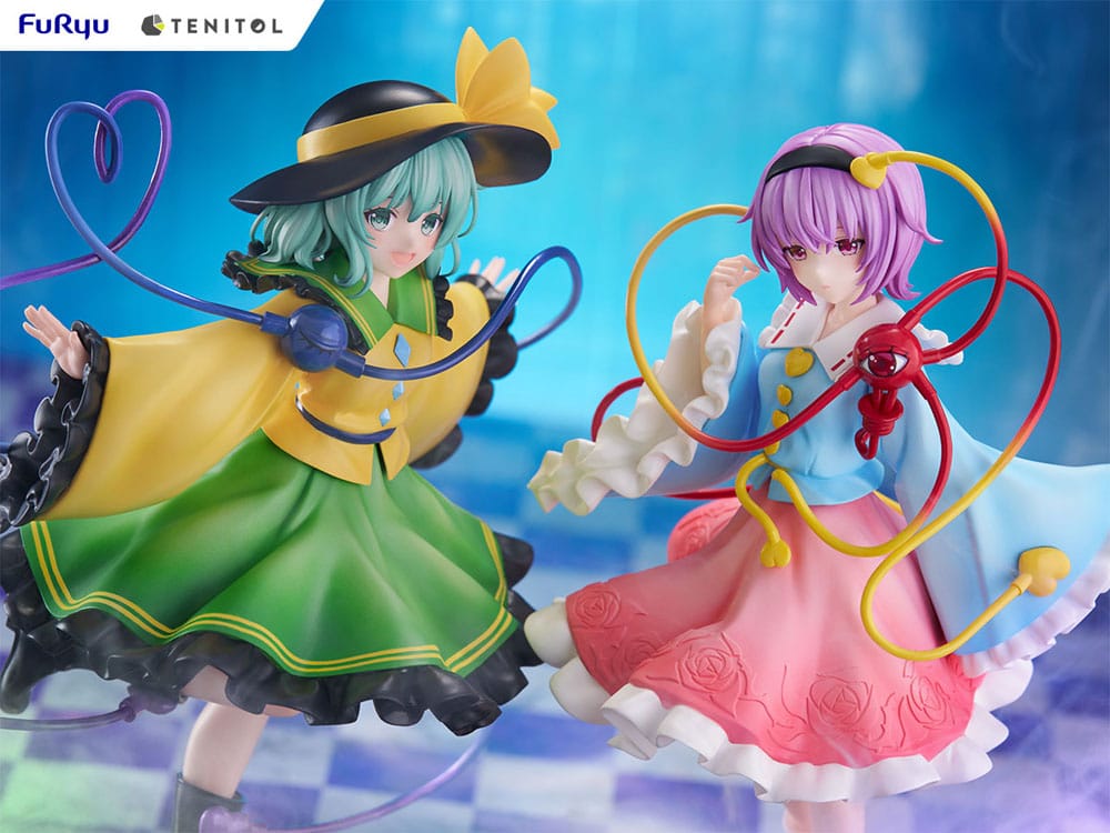 Touhou Project Tenitol PVC Statue Koishi Komeiji y Satori Komeiji 22 cm