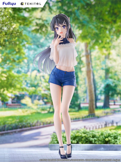 Rascal drømmer ikke om Bunny Girl Senpai Tenitol PVC Statue Mai Sakurajima 31 cm