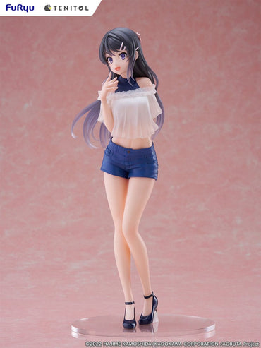 Rascal drømmer ikke om Bunny Girl Senpai Tenitol PVC Statue Mai Sakurajima 31 cm