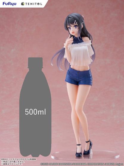 Rascal drømmer ikke om Bunny Girl Senpai Tenitol PVC Statue Mai Sakurajima 31 cm