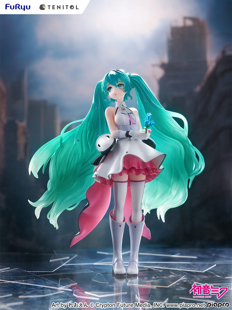 Estatua de PVC Hatsune Miku Tenitol YHatsune Miku Galaxy Live Ver. 21cm